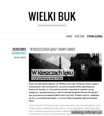 Wielki Buk - W poszukiwaniu idealnej opowieści