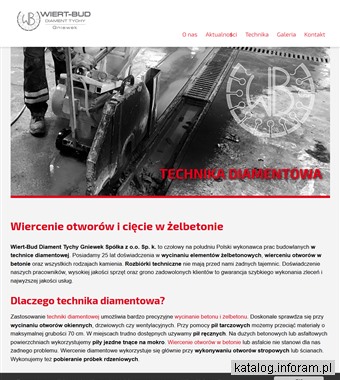 WIERT-BUD wycinanie elementów żelbetonowych Tychy