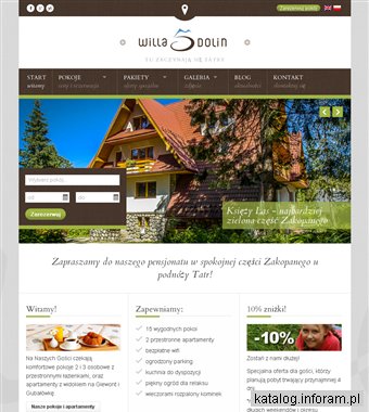 Willa 5 Dolin - Zakopane pensjonat