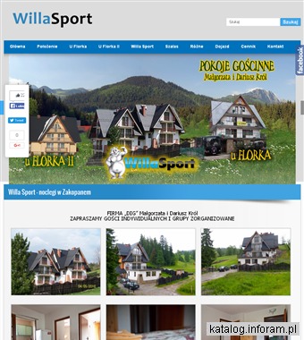 Noclegi Zakopane - Willa Sport