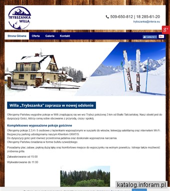 WILLA TRYBSZANKA ferie w górach