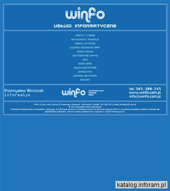 Winfo - Usługi Informatyczne