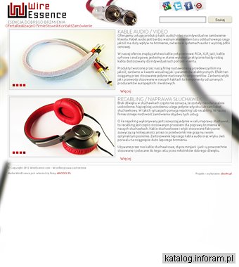 Wireessence - recabling i naprawa słuchawek, produkcja kabli audio i video na zamówienie
