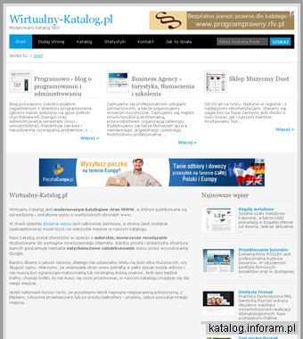 Wirtualny-Katalog.pl darmowy katalog dobrych stron