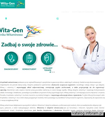 Wlewy dożylne Wrocław - Wita-Gen