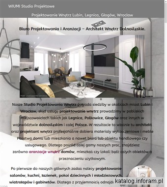 WIUMI Projektowanie Wnętrz Lubin i Wrocław
