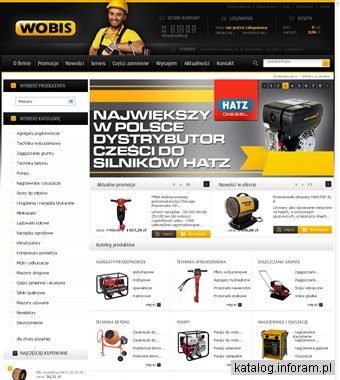 Maszyny budowlane - WOBIS - sprzedaż, serwis, wynajem