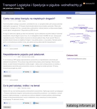 Wolne frachty - blog TSL