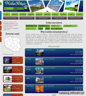 Wolnepokojeonline baza noclegowa