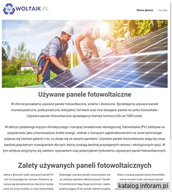 Używane panele fotowoltaiczne i solarne
