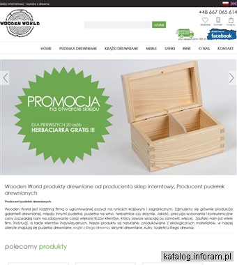 Producent pudełek drewnianych