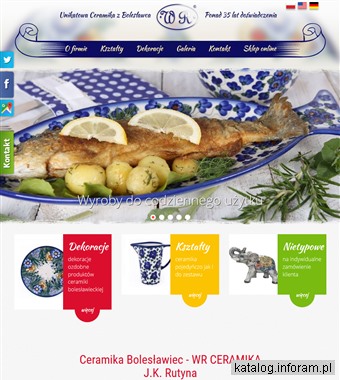 www.wrceramika.com porcelana Bolesławiec