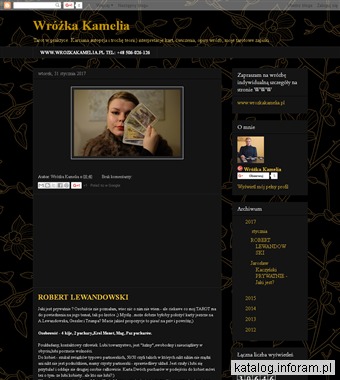 Wróżka Kamelia - wróżby, tarot, przepowiednie