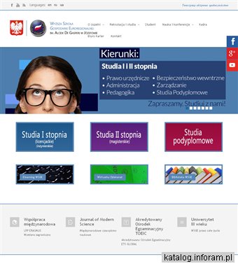 WSGE studia licencjackie Warszawa