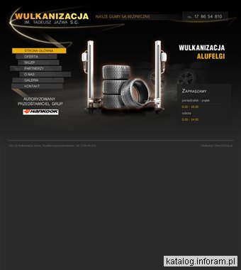 Sklep z artykułami wulkanizacyjnymi