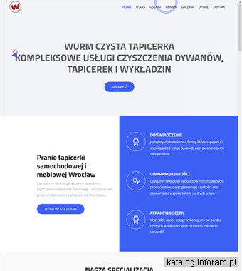 Pranie tapicerki samochodowej Wrocław - wurm.pl