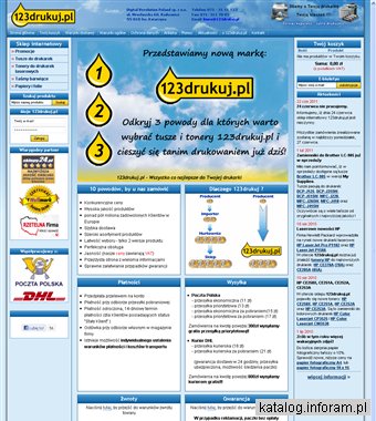 123drukuj.pl - tonery i tusze do drukarek