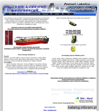 Naprawa zamrażarek Poznań