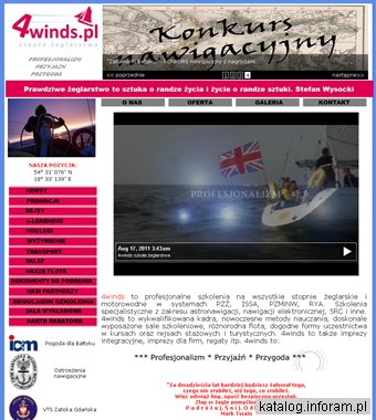 www.4winds.pl - kursy żeglarskie, kursy motorowodne