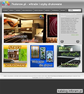 7 Kolorów - szkło z grafiką do kuchni