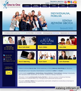 Szkoła językowa z dojazdem do domu One-to-1