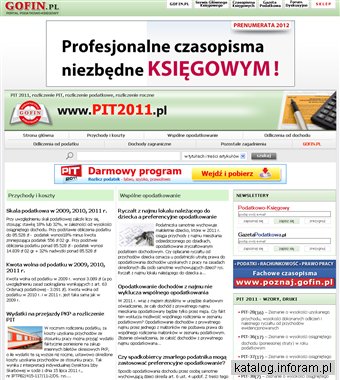 PIT 2011 – darmowy program PIT