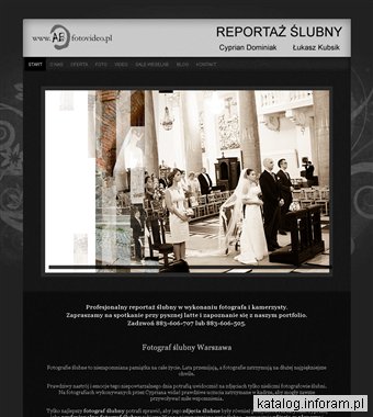 Fotograf ślubny Warszawa