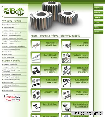 ABcnc - technika liniowa - elementy napędu