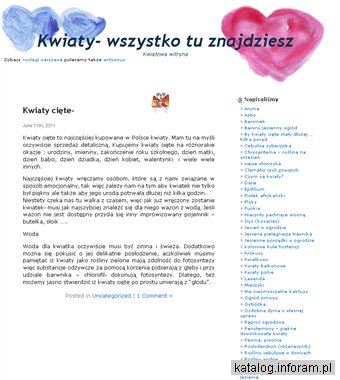 Pielęgnacja kwiatów
