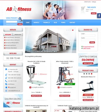 AB Fitness rower treningowy