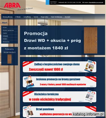 Abra Szczecin drzwi wejściowe