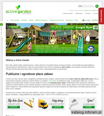 Drewniane place zabaw