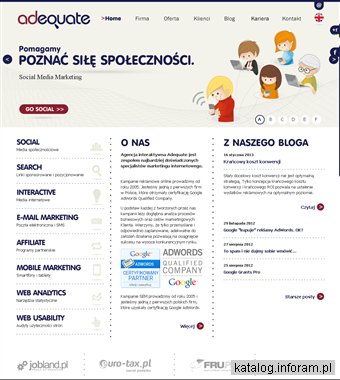 Adequate - reklama internetowa