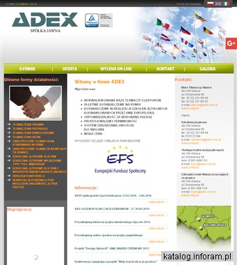 ADEX tłumaczenia niemieckie Bielsko-Biała