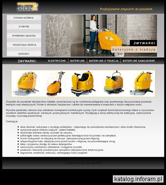 Maszyny czyszczące - www.adiatek.net.pl