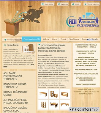 Przeprowadzki Transport Gdynia Trójmiasto Europa ADI