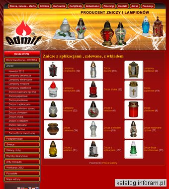 Znicze i świece - Admit