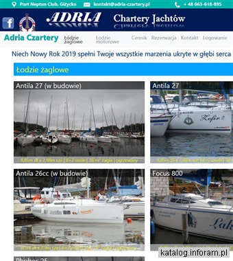 Adria - Czartery Jachtów