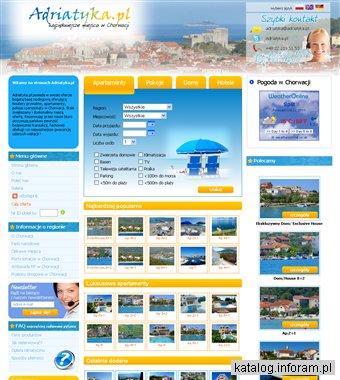 Apartamenty w Chorwacji, kwatery prywatne, pensjonaty, pokoje, hotele.