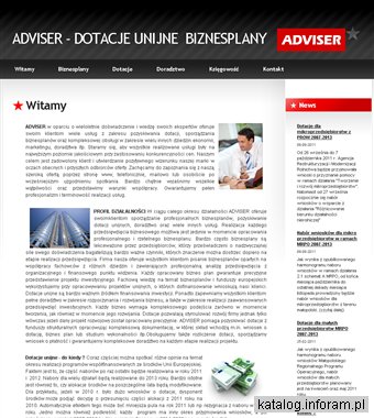 ADVISER - Dotacje unijne Biznesplany Doradztwo