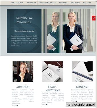 KATARZYNA DUDEK Obsługa prawna lekarzy