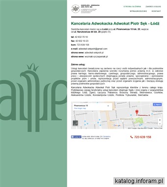 Adwokat Łódź Piotr Sęk