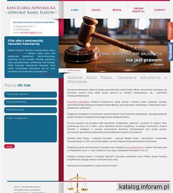 KAMIL FLATOW porada prawna Warszawa