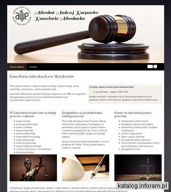 ANDRZEJ KARPOWICZ Sprawy Karne Myszków