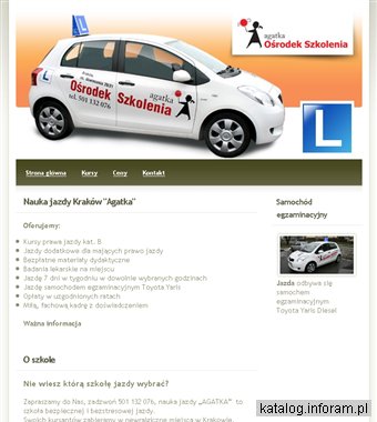 Nauka jazdy Agatka - kursy na prawo jazdy w Krakowie