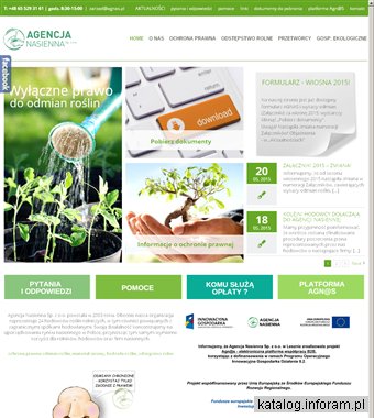 AGENCJA NASIENNA odmiany pszenicy