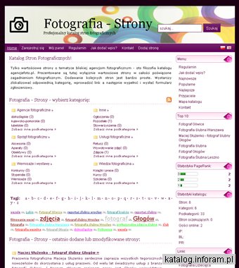Katalog stron fotograficznych