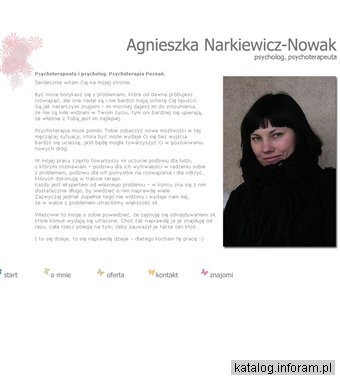 Agnieszka Narkiewicz-Nowak Gabinet Psychologiczny i Psychoterapeutyczny