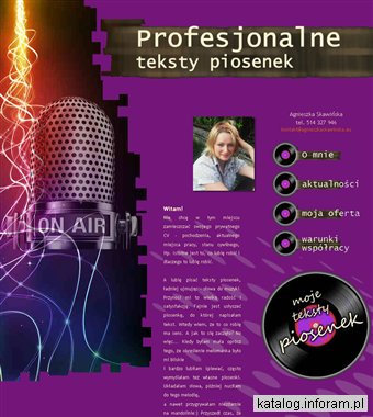 Profesjonalne teksty piosenek