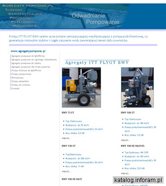 Agregaty pompowe do szlamu